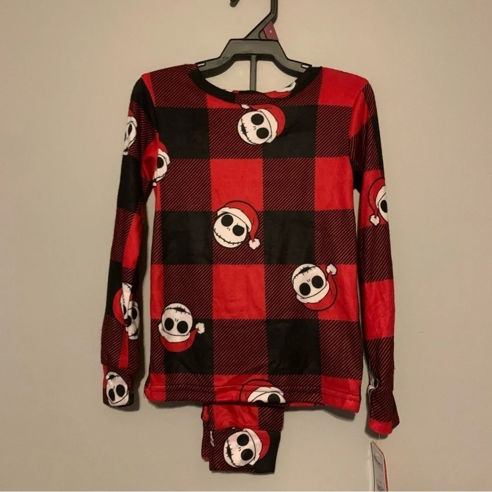NWT. DISNEY Nightmare Before Christmas Jack Skellington Kids 2pc Pajamas